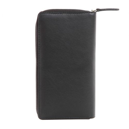 Nuvola Pelle Portafoglio Uomo Verticale Senza Portamonete In Pelle A Tripla Piegatura Piccolo Con 6 Tasche Porta Carte Di Credito Marrone Scuro 108331997