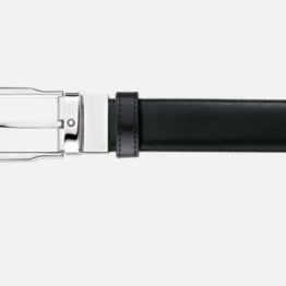 MONTBLANC 9766 CINTURA UOMO NERA CLASSIC LINE