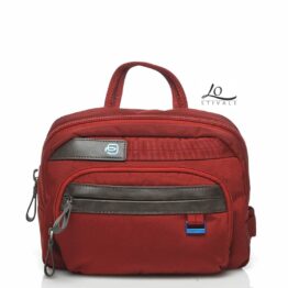 PIQUADRO BY1390NI RO NECESSAIRE DA VIAGGIO TESSUTO E FINITURE IN PELLE PIQUADRO BY1390NI RO NECESSAIRE DA VIAGGIO TESSUTO E FINITURE IN PELLE