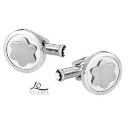 Montblanc 116660 gemelli rotondi emblema Montblanc 116660 gemelli rotondi