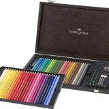 Confezione in legno 48 matite acquerellabili Faber Castell