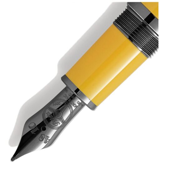 Montblanc 130660 Great Characters Enzo Ferrari Special Edition Giallo Modena Fountain Pen F - immagine 2