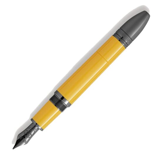 Montblanc 130660 Great Characters Enzo Ferrari Special Edition Giallo Modena Fountain Pen F - immagine 3